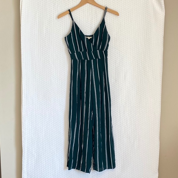 L.A. HEARTS Pants - Dark Green Jumpsuit